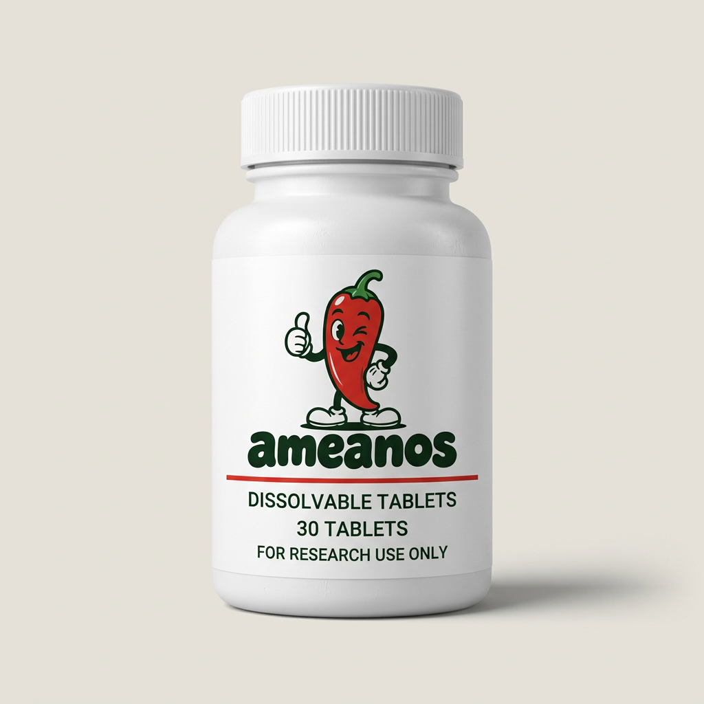 Ameanos tablets packaging concept for BPC-157